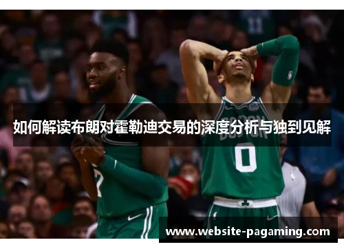 如何解读布朗对霍勒迪交易的深度分析与独到见解 如何解读布朗对霍勒迪交易的深度分析与独到见解